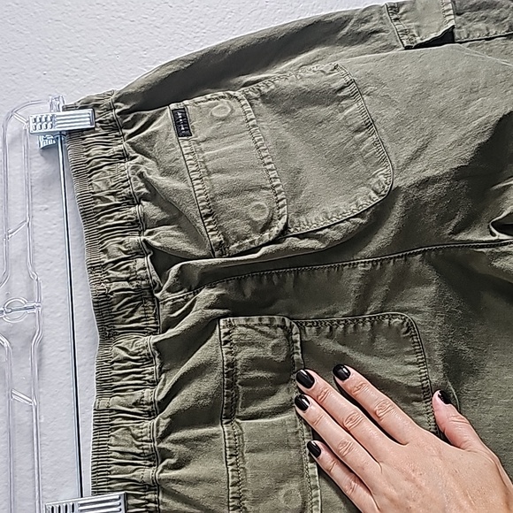 Sanctuary Standard Surplus Jogger Cotton Pants Army Green Size Small - Picture 6 of 6